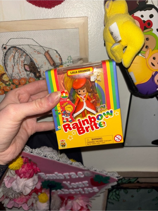 Rainbow Other - Rainbow Brite Lala Orange CheeBee Figure Series 2 TLS Toy NIB